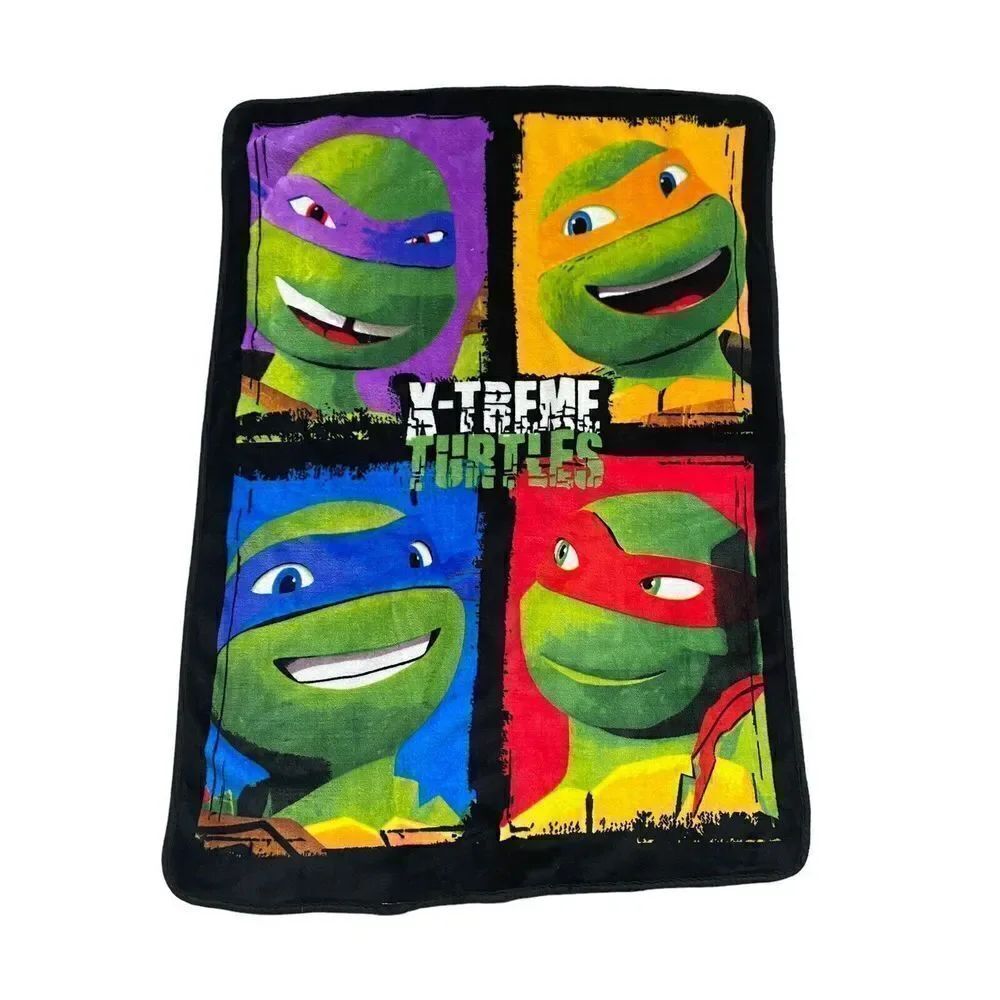 Nickelodeon Teenage Mutant Ninja Turtles Blanket Fleece Throw 48 x 33
